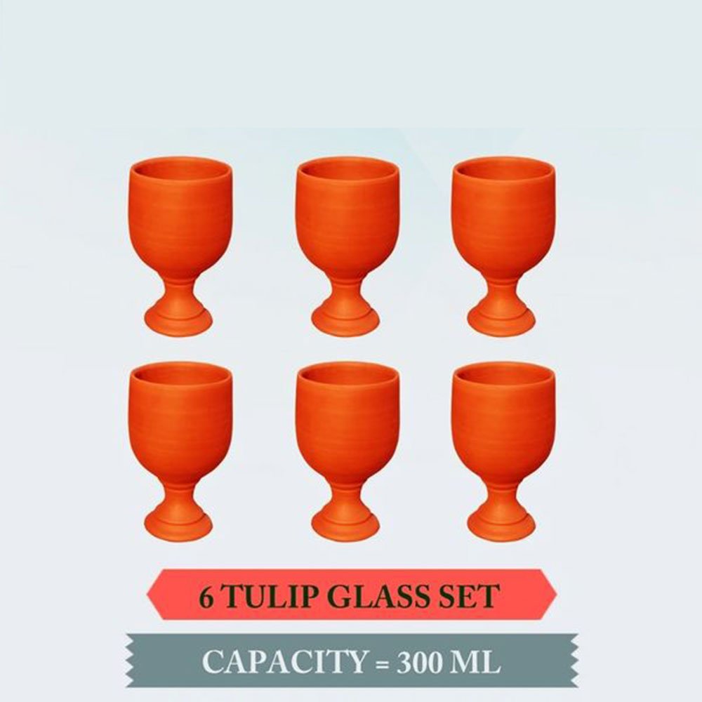 6 TULIP GLASS SET